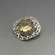 Ward Brothers Citrine and Silver Brooch