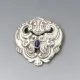 A.Gold Danish Arts and Crafts Skonvirke Brooch