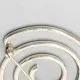 Bent Knudsen Silver Swirl Brooch