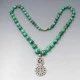  Malachite Beads Pendant Necklace