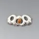 Rare William Fuglede Amber Brooch