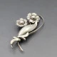 Hugo Grun Flower Brooch