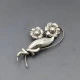 Vintage Hugo Grun Flower Brooch