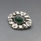 Torben Herman Meier Chalcedony and Silver Brooch