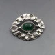 Torben Herman Meier Chalcedony and Silver Brooch