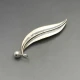 Mexico Silver Leaf Brooch