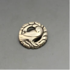 Georg Jensen Sterling Silver Dove Brooch