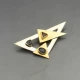 Modernist Abstract Gemstone Brooch