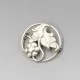 C Brumberg Hansen 830 Silver Brooch