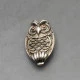 Vintage Graham Stewart Silver Owl Brooch