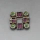 Suffragette Colours Silver Brooch