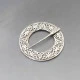 Alexander Ritchie Style Silver Penannular  Brooch