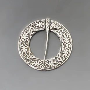 Alexander Ritchie Style Silver Penannular  Brooch