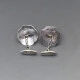 Bernard Hertz Carnelian 826 Silver Cuff Links