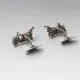Brodrenne Bjerring Denmark Silver Car Cuff Links