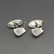 Silver Golf Club Cuff Links