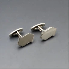 Bent Knudsen Danish Silver Cuff Links 