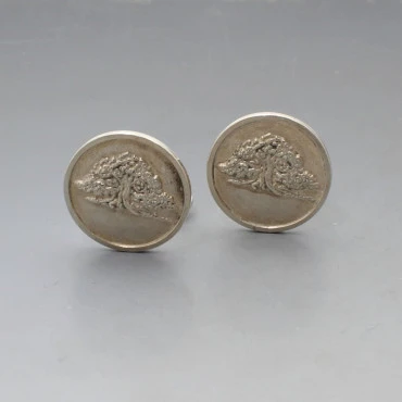 Silver Oak Tree Cufflinks