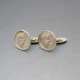 Vintage Silver Oak Tree Cufflinks