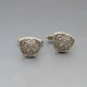 Silver Bulldog Cufflinks