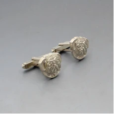 Silver Bulldog Cufflinks