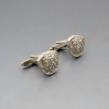 Silver Bulldog Cufflinks