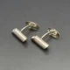 Bent Knudsen Silver Cylinder Cuff Links