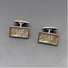 Bernard Hertz Silver Cuff Links