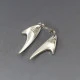 Bent Knudsen Silver Earrings