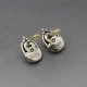 Georg Jensen Heritage Silver Ear Clips 2003