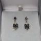 Iolite and Sterling Silver Drop Earrings