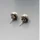Moonstone silver stud earrings