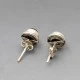 Tigers Eyes and Silver Stud Earrings