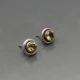 Citrine and Silver Stud Earrings