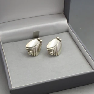 Georg Jensen  Silver Earrings 106