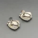 Georg Jensen  Silver Earrings 106