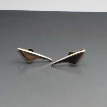 Ernest Blyth for Ivan Tarrat Ltd Silver Earrings