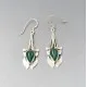 Vintage  silver art nouveau earrings