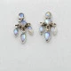 Multi Moonstone Drop Earrings