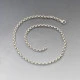 Sterling Silver Chain Necklace 36 Grams