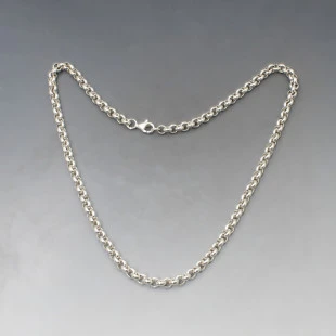 Sterling Silver Chain Necklace 36 Grams