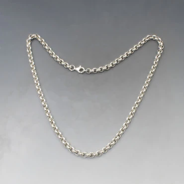 Sterling Silver Chain Necklace 36 Grams