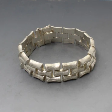 Bamboo Links 835 Silver Bracelet