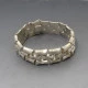 Vintage Bamboo Links 835 Silver Bracelet