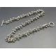 Heavy Decorative Silver Chain  Necklace