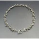 Vintage Heavy Silver Chain  Necklace