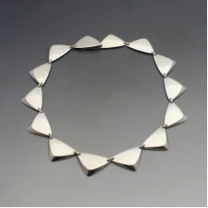 Rare Hans Hansen Silver Necklace
