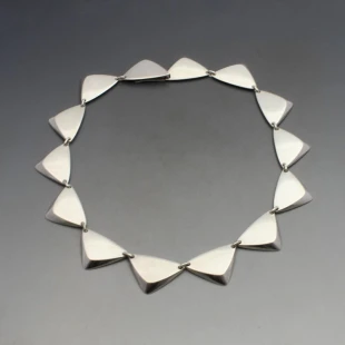 Rare Hans Hansen Silver Necklace