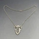 Vintage Ola Gorie  Silver Necklace