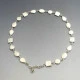 Mother or Pearl and Silver Necklace